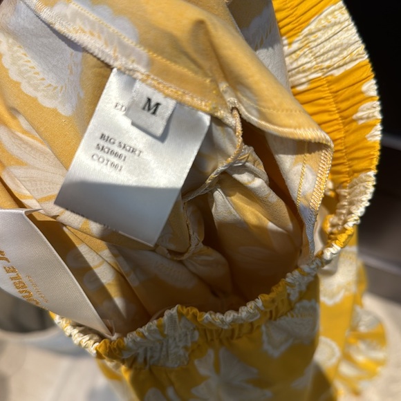 La Double J Yellow & White Pineapple Print Maxi - The Big Skirt - Picture 7 of 10